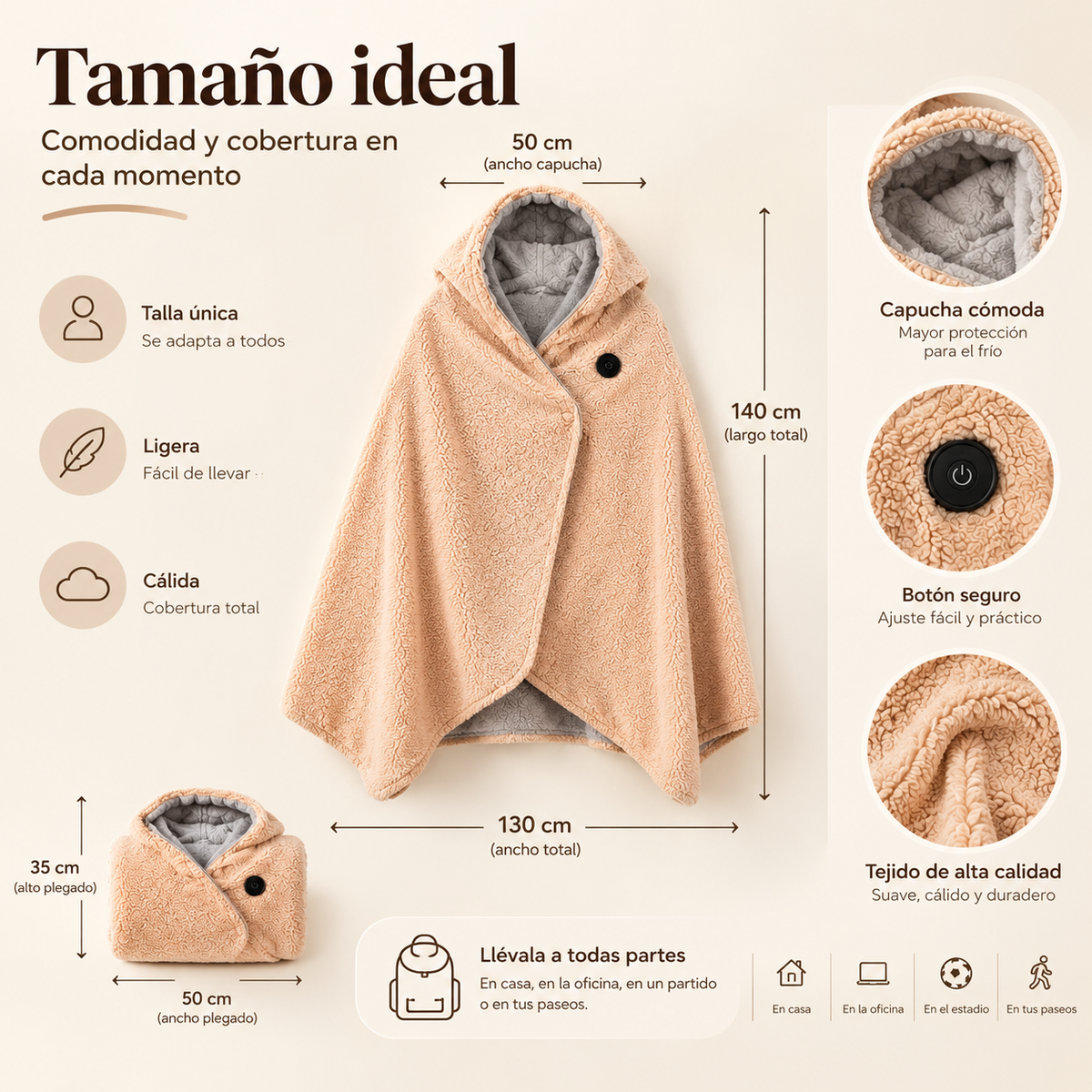 Manta Con Calefacción